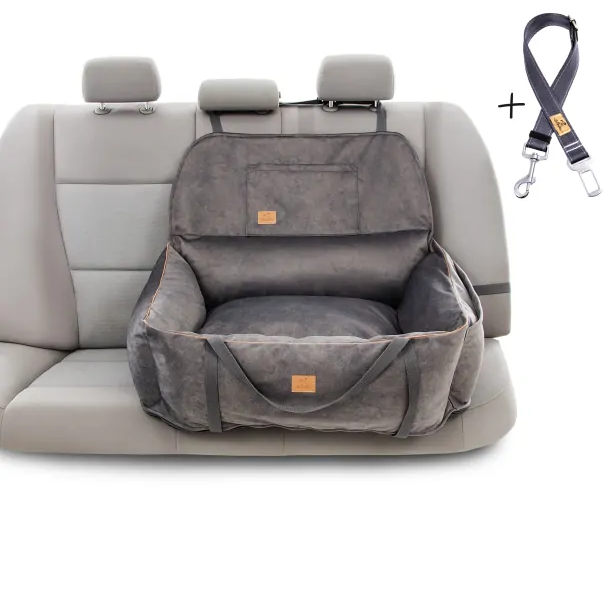 BEBOBI SEAT GREY VELVET